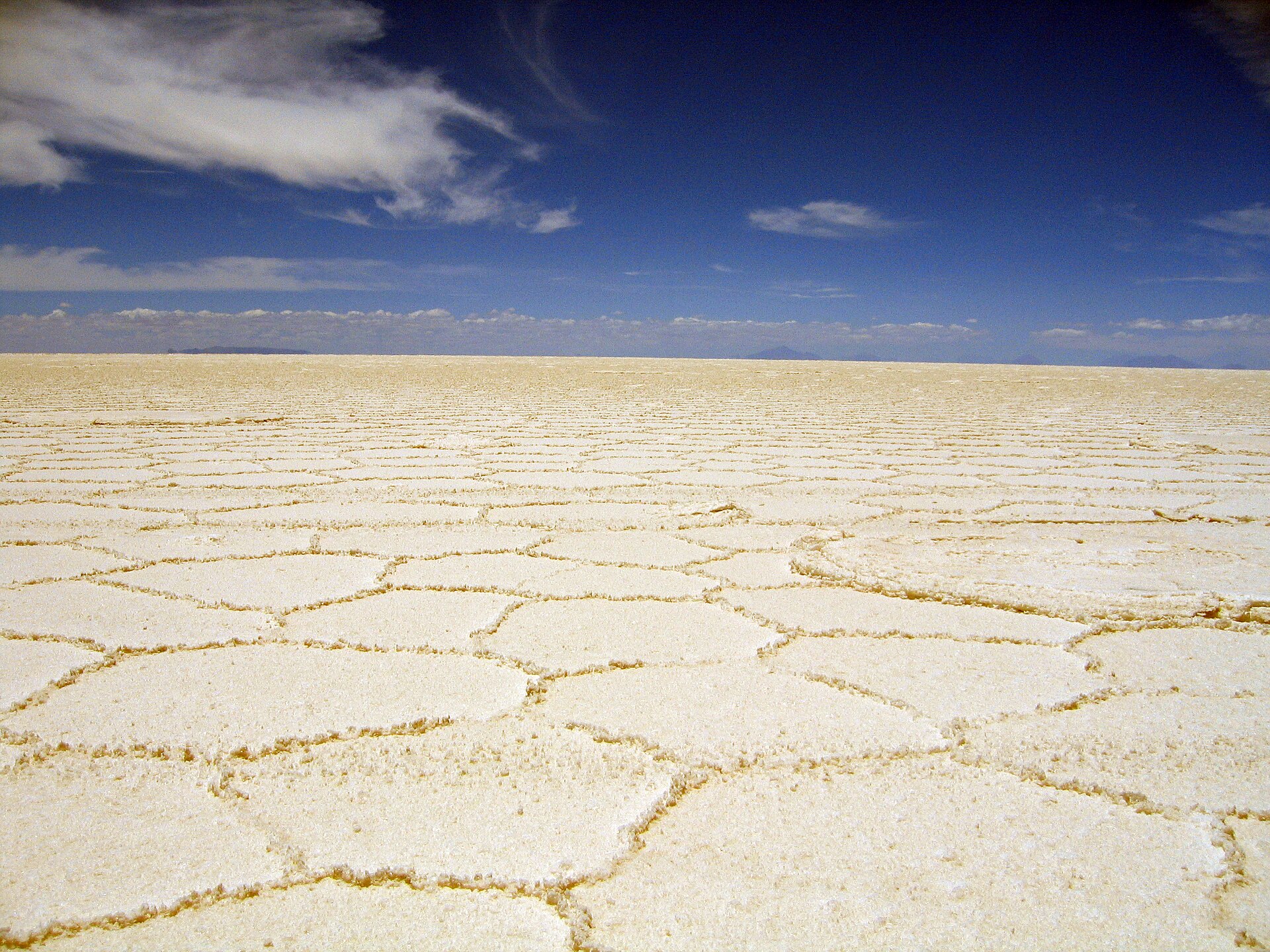 Salar de Uyuni en Bolivia